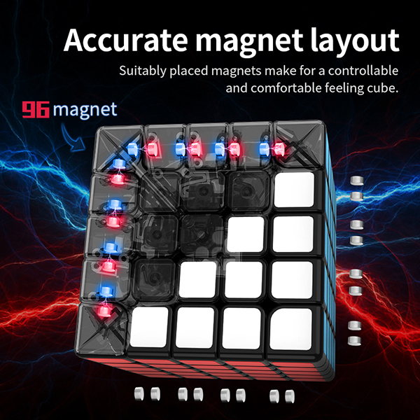 MoYu AoChuang WR M 5x5x5 Magnetic Speed Cube Stickerless 